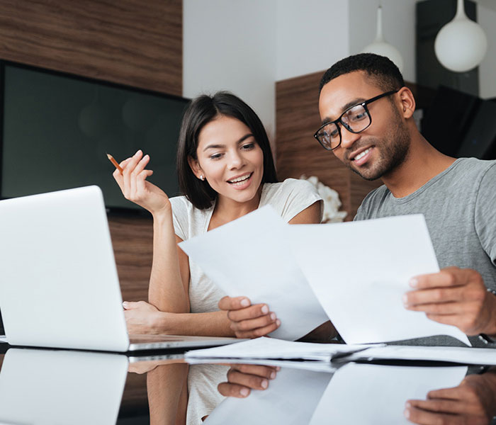 couple on computer